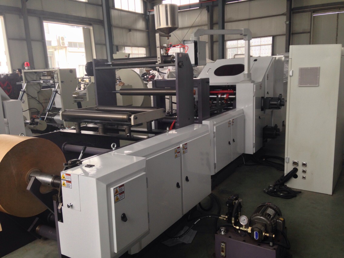 Successful machine test - Of a square bottom Paper Bag Making Machine prior to shipping