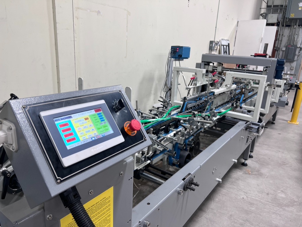 Successful installation by The Royo Machinery Team - Box Folder Gluer Royo Machinery RZH-GD800 G