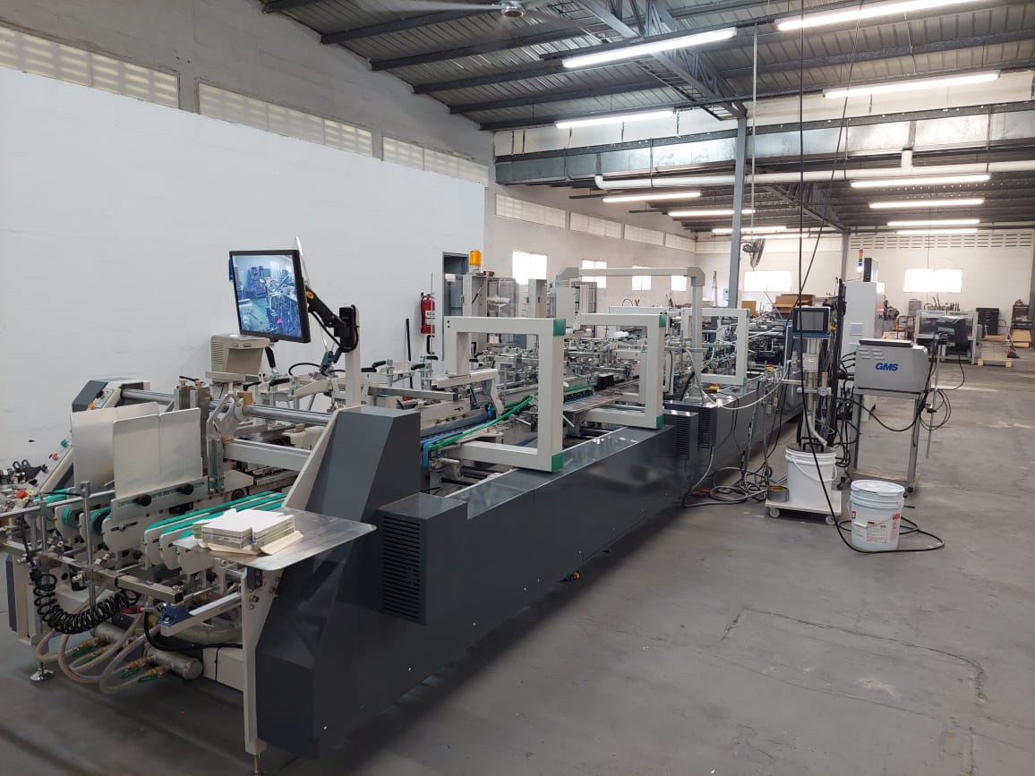 Successful installation by The Royo Machinery Team - Box Folder Gluer Royo Machinery RSF 1100-SL